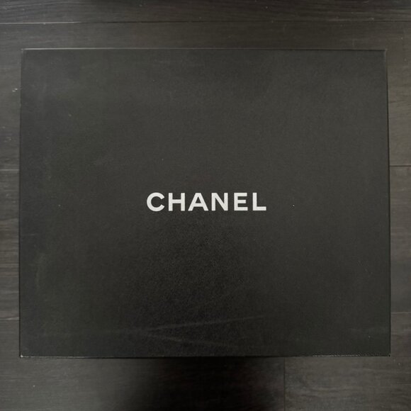 Chanel Patent Calfskin Leather Lace Up Black Ankle Boots Bootie - Picture 12 of 13